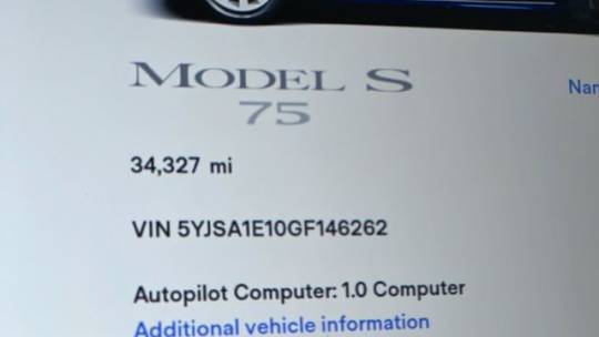 2016 Tesla Model S 5YJSA1E10GF146262