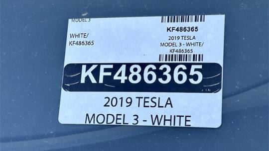 2019 Tesla Model 3 5YJ3E1EA9KF486365
