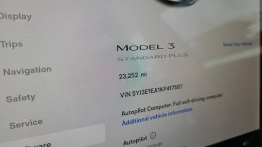 2019 Tesla Model 3 5YJ3E1EA1KF417587