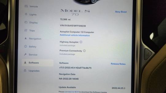 2015 Tesla Model S 5YJSA1E19FF109239