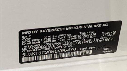 2017 BMW X5 xDrive40e 5UXKT0C30H0V96470