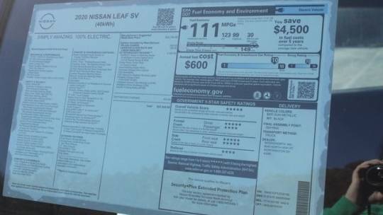 2020 Nissan LEAF 1N4AZ1CP7LC307182