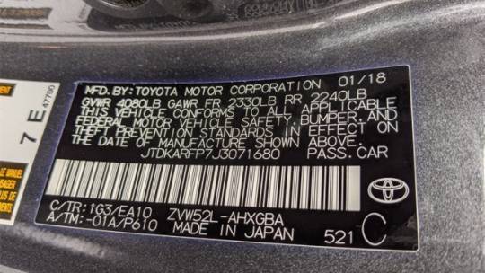 2018 Toyota Prius Prime JTDKARFP7J3071680