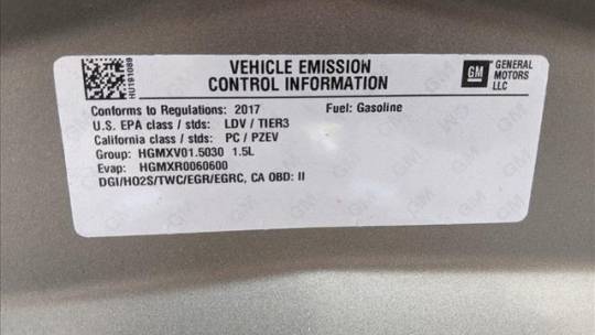 2017 Chevrolet VOLT 1G1RC6S58HU191089