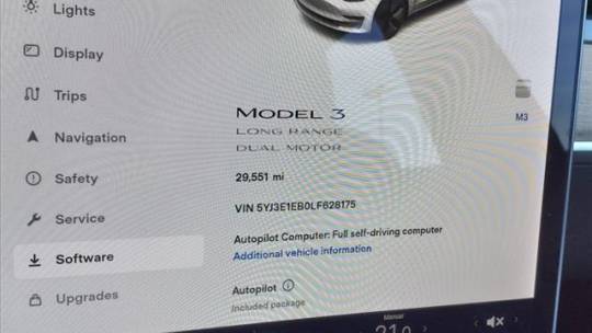 2020 Tesla Model 3 5YJ3E1EB0LF628175