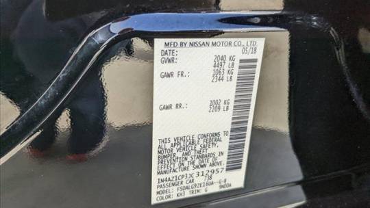 2018 Nissan LEAF 1N4AZ1CP3JC312957