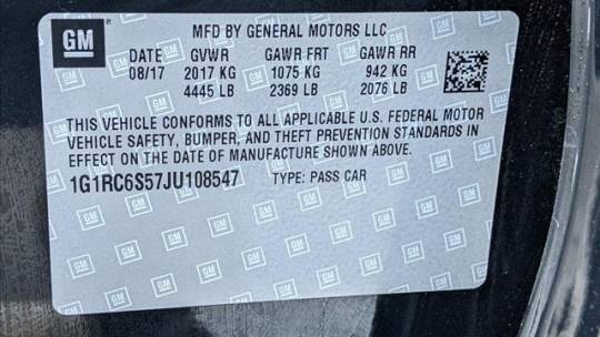2018 Chevrolet VOLT 1G1RC6S57JU108547