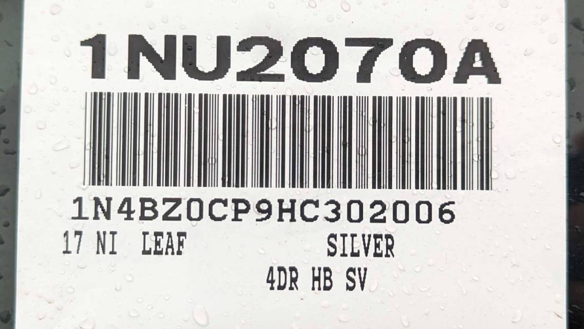 2017 Nissan LEAF 1N4BZ0CP9HC302006