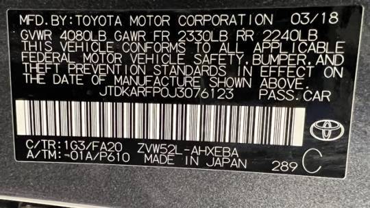 2018 Toyota Prius Prime JTDKARFP0J3076123
