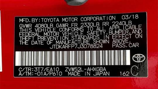 2018 Toyota Prius Prime JTDKARFP7J3078824