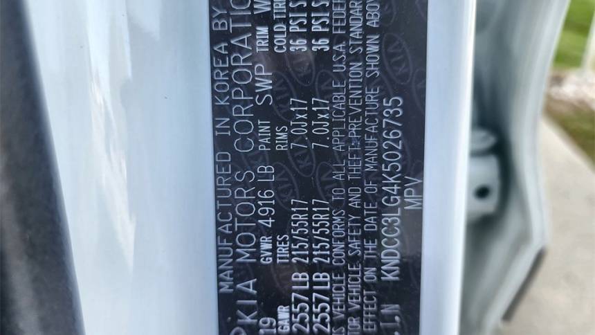 2019 Kia NIRO EV KNDCC3LG4K5026735