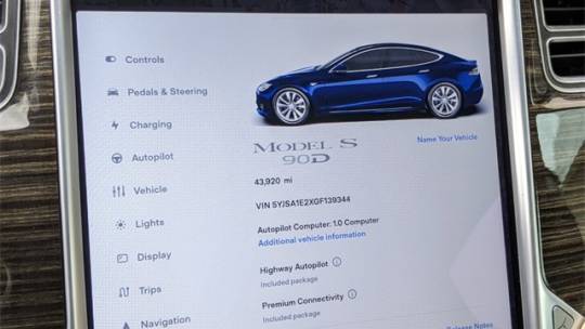 2016 Tesla Model S 5YJSA1E2XGF139344