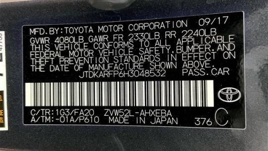 2017 Toyota Prius Prime JTDKARFP6H3048532