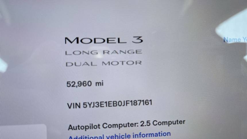 2018 Tesla Model 3 5YJ3E1EB0JF187161