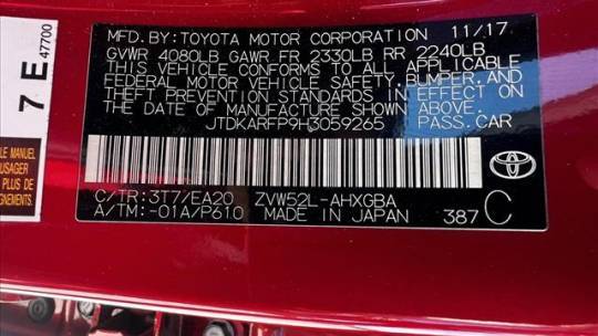 2017 Toyota Prius Prime JTDKARFP9H3059265