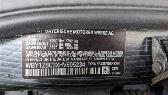 2017 BMW i3 WBY1Z8C3XHV895234
