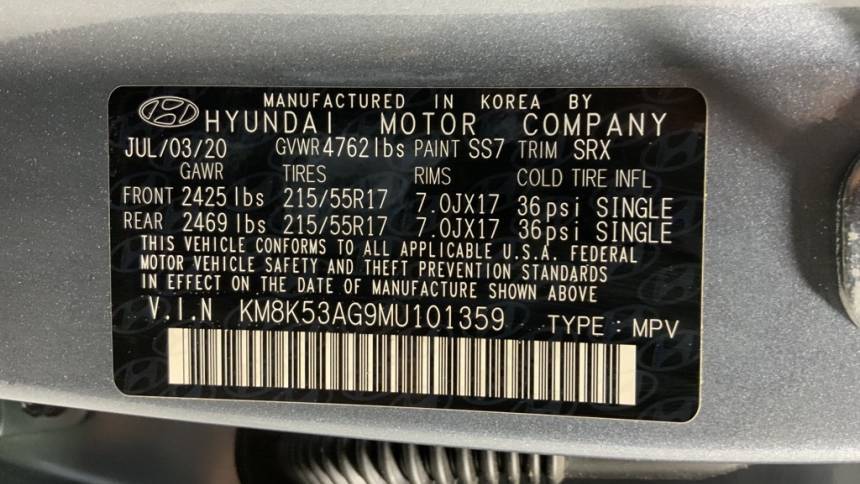 2021 Hyundai Kona Electric KM8K53AG9MU101359