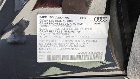 2019 Audi e-tron WA1LABGE6KB021928