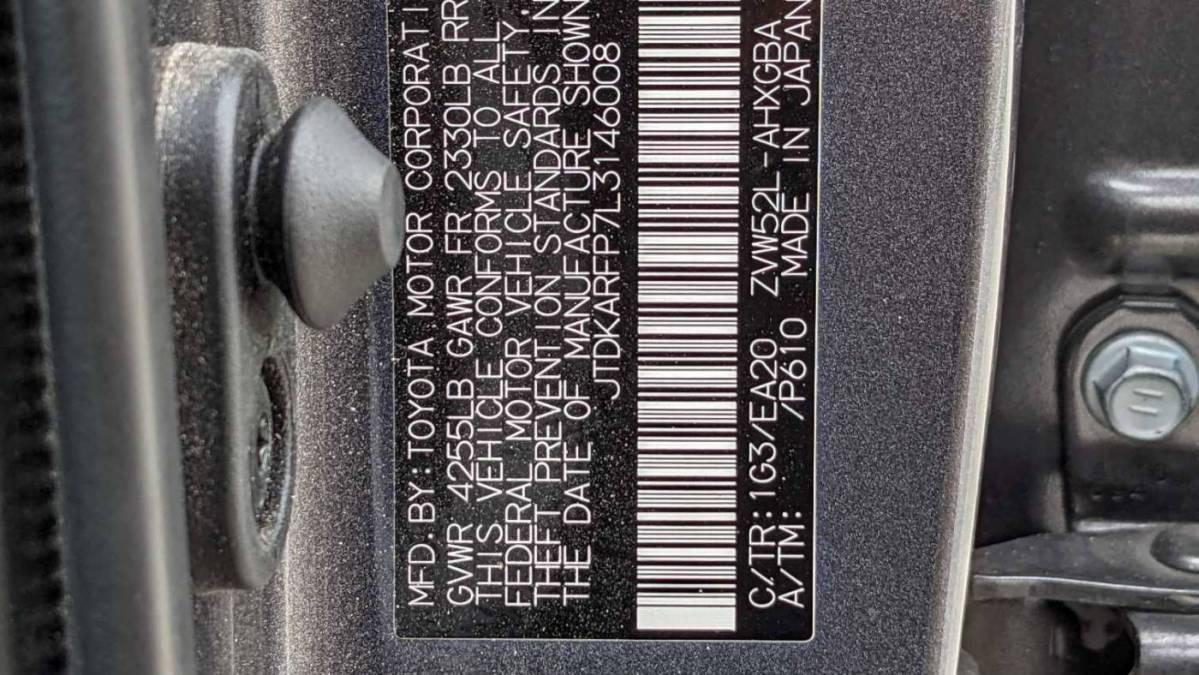 2020 Toyota Prius Prime JTDKARFP7L3146008