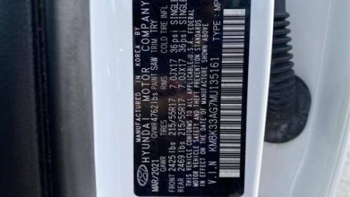 2021 Hyundai Kona Electric KM8K33AG7MU135161