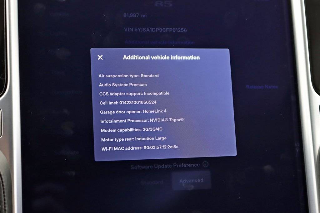2012 Tesla Model S 5YJSA1DP9CFP01256