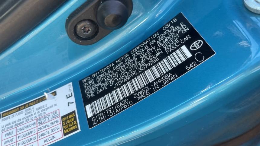 2018 Toyota Prius Prime JTDKARFP5J3079258