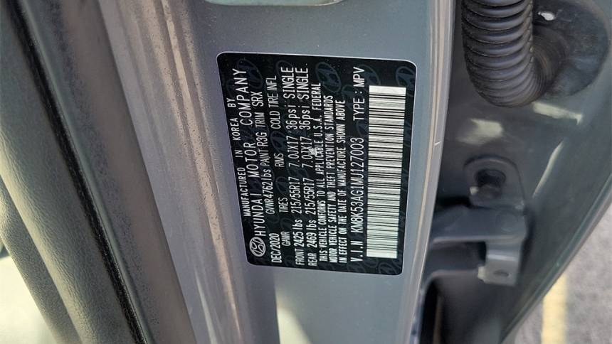2021 Hyundai Kona Electric KM8K53AG1MU127003