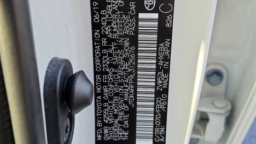 2020 Toyota Prius Prime JTDKARFP9L3125676