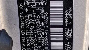 2020 Toyota Prius Prime JTDKARFP5L3146296
