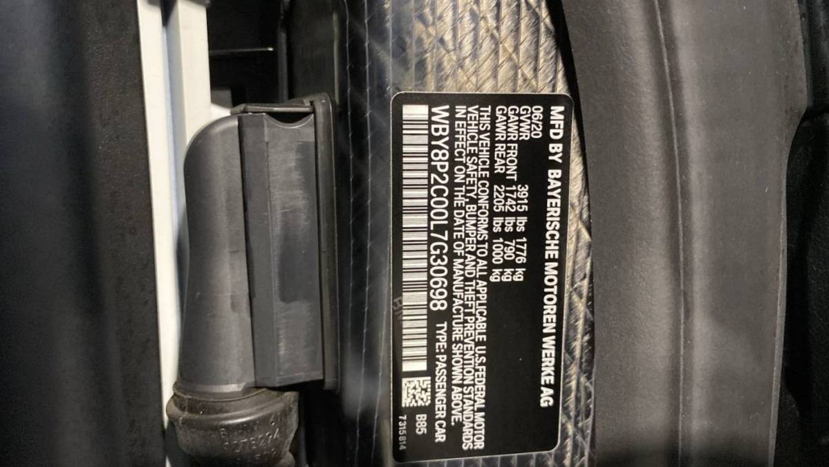 2020 BMW i3 WBY8P2C00L7G30698