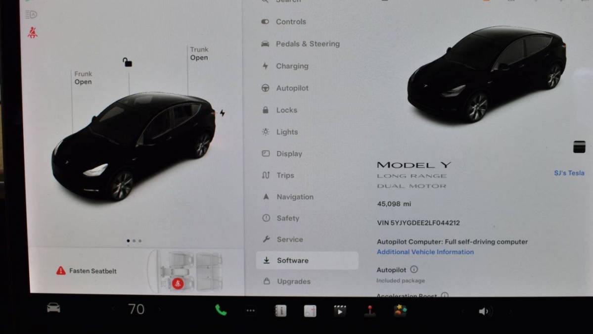 2020 Tesla Model Y 5YJYGDEE2LF044212