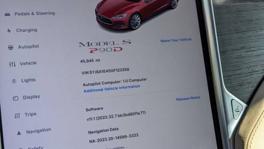 2016 Tesla Model S 5YJSA1E45GF123358