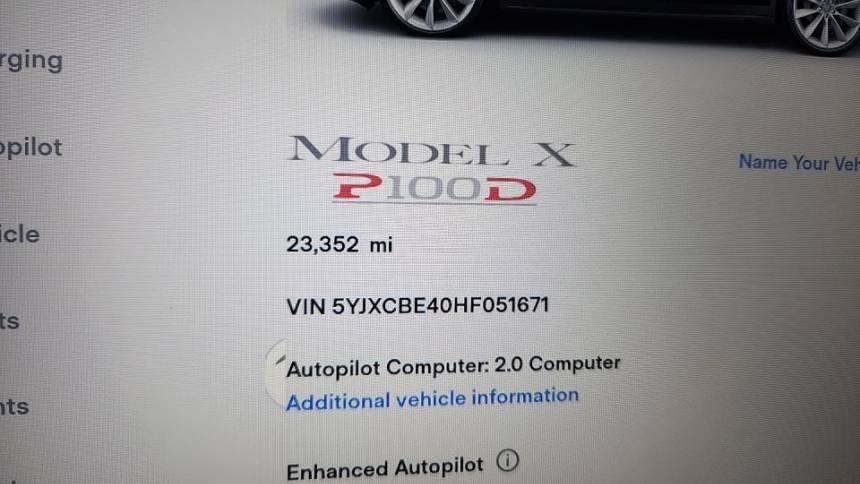 2017 Tesla Model X 5YJXCBE40HF051671