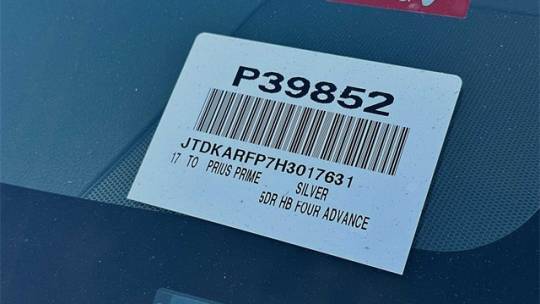 2017 Toyota Prius Prime JTDKARFP7H3017631