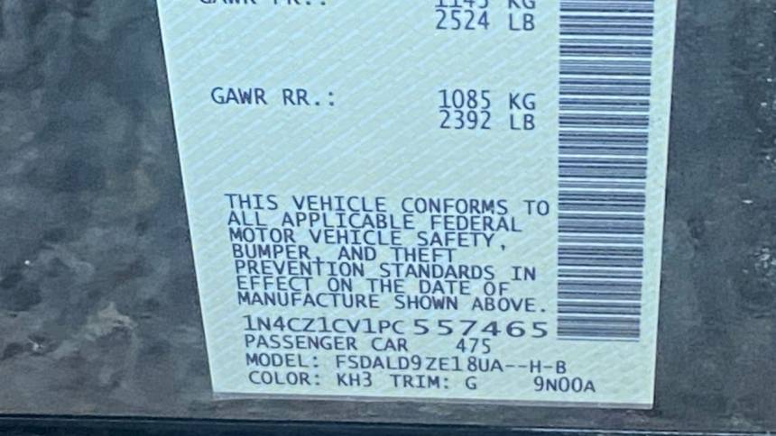 2023 Nissan LEAF 1N4CZ1CV1PC557465
