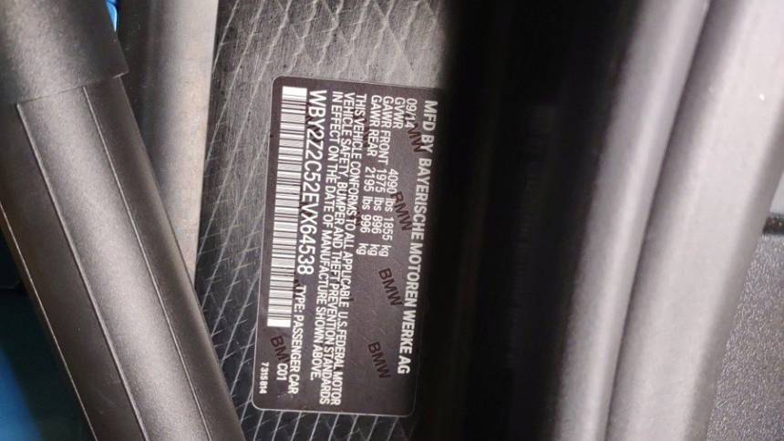 2014 BMW i8 WBY2Z2C52EVX64538
