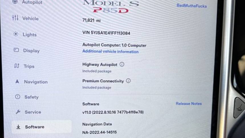 2015 Tesla Model S 5YJSA1E41FF113084