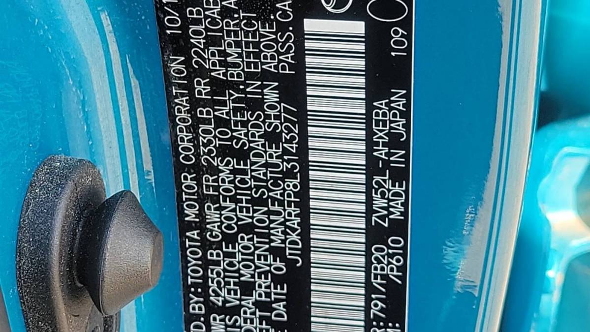 2020 Toyota Prius Prime JTDKARFP8L3143277
