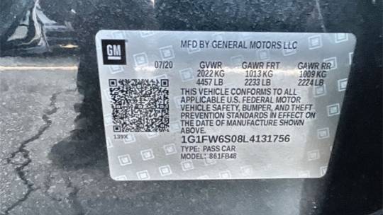 2020 Chevrolet Bolt 1G1FW6S08L4131756