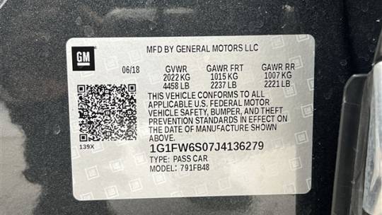 2018 Chevrolet Bolt 1G1FW6S07J4136279