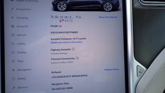 2014 Tesla Model S 5YJSA1H13EFP56861