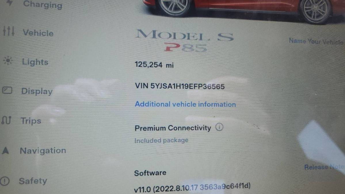 2014 Tesla Model S 5YJSA1H19EFP36565