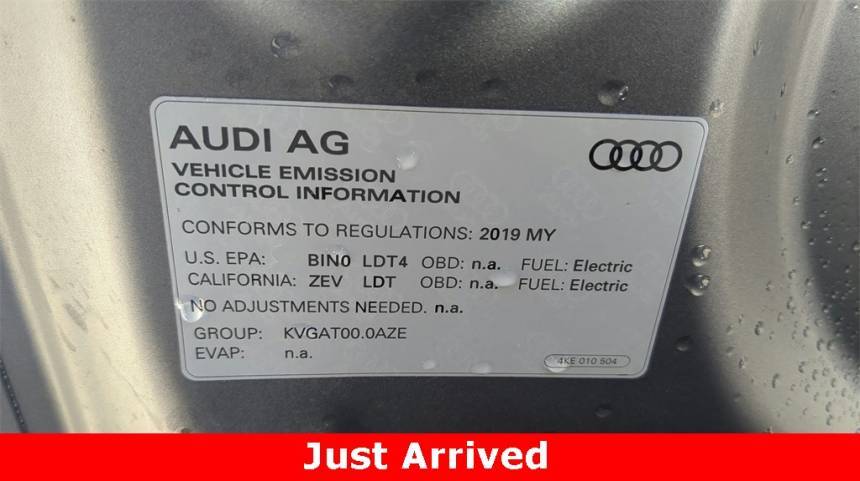 2019 Audi e-tron WA1LABGE4KB015125