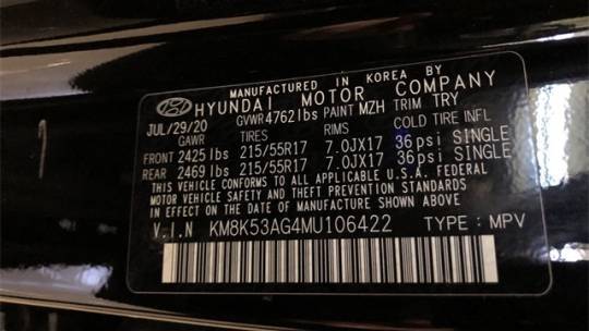 2021 Hyundai Kona Electric KM8K53AG4MU106422