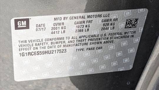 2017 Chevrolet VOLT 1G1RC6S59HU217523