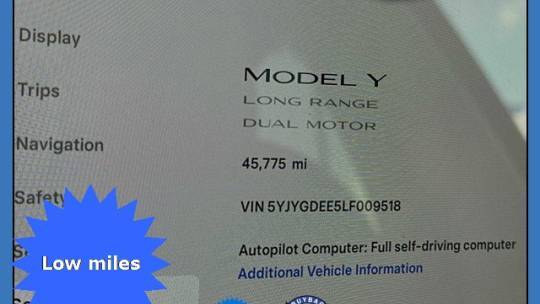 2020 Tesla Model Y 5YJYGDEE5LF009518