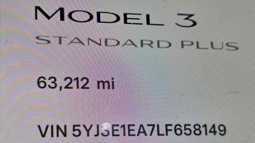 2020 Tesla Model 3 5YJ3E1EA7LF658149