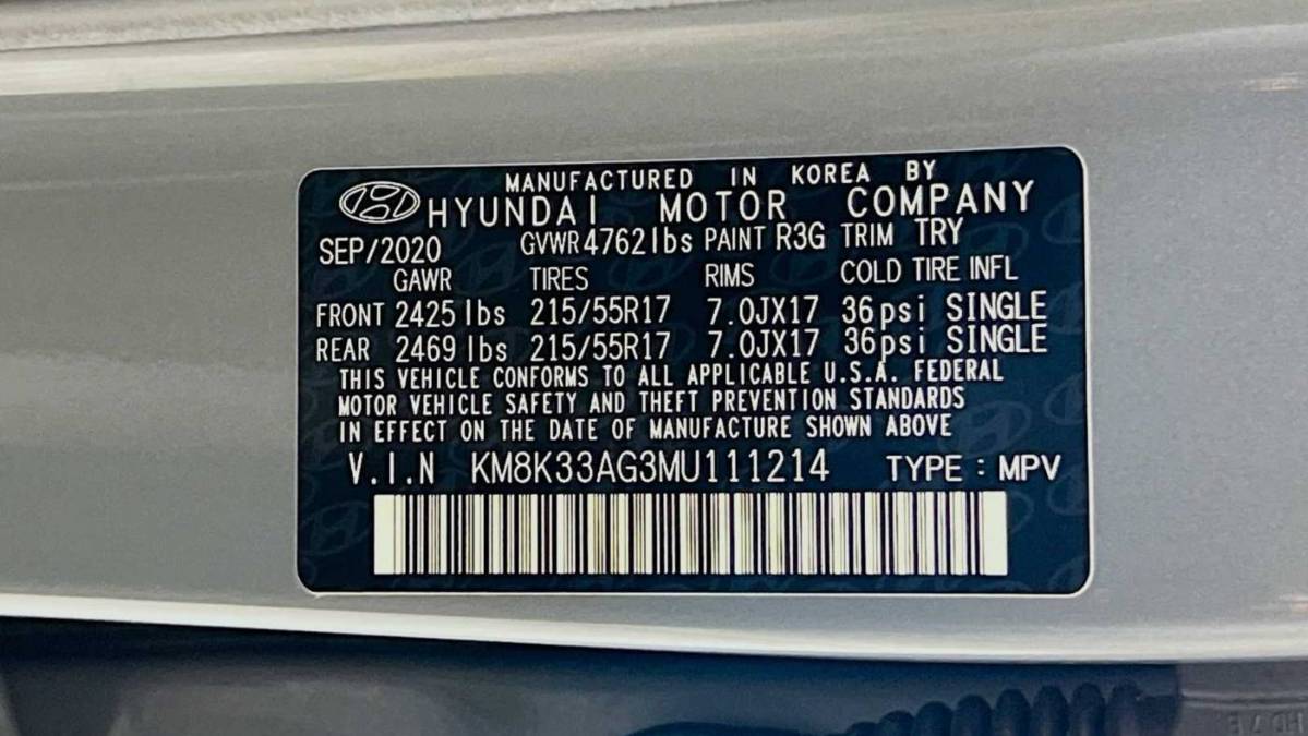 2021 Hyundai Kona Electric KM8K33AG3MU111214