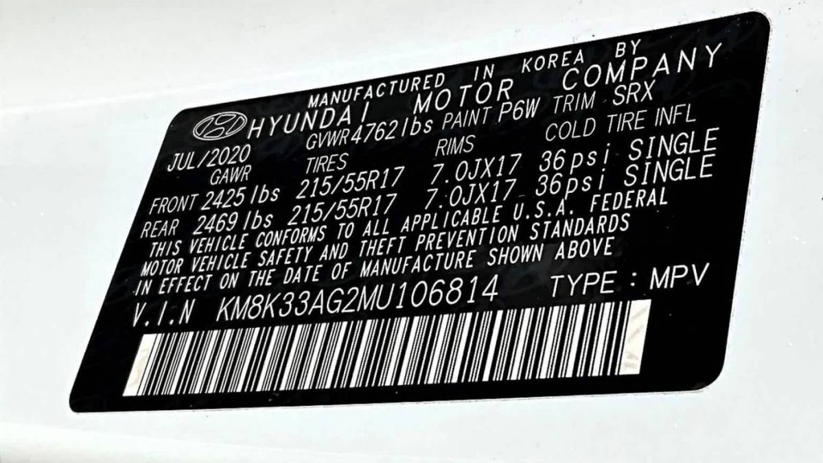 2021 Hyundai Kona Electric KM8K33AG2MU106814