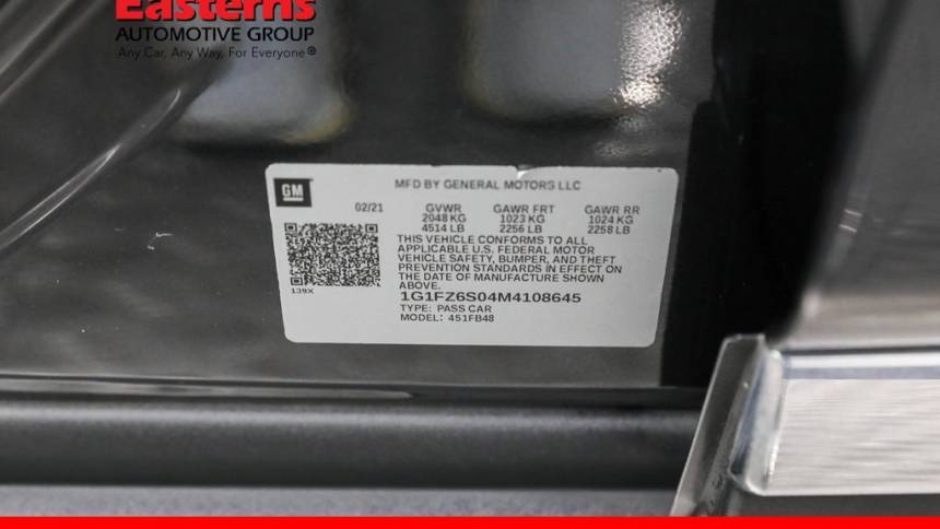 2021 Chevrolet Bolt 1G1FZ6S04M4108645